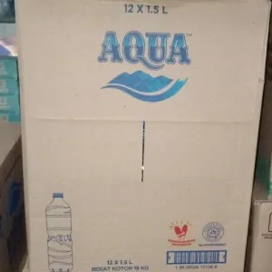 aqua 1.5L dus isi 12pcs