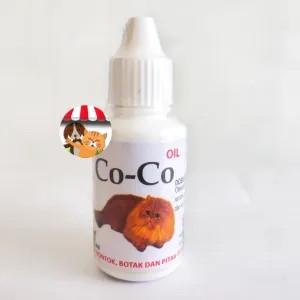 Coco Oil Vitamin Bulu Kucing 30ml - Obat Kucing Bulu Rontok Botak