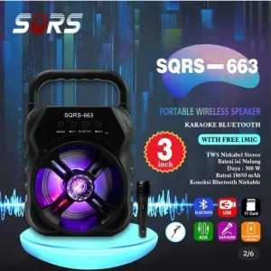SQRS663 mikropon speaker karaoke