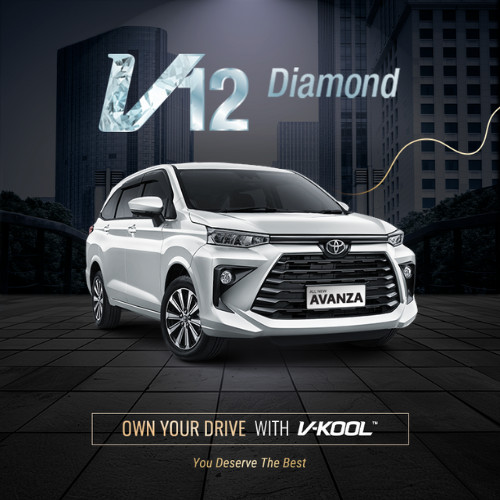 Kaca Film V-KOOL Diamond Series TOYOTA AVANZA VELOZ 2022 Depan VK40