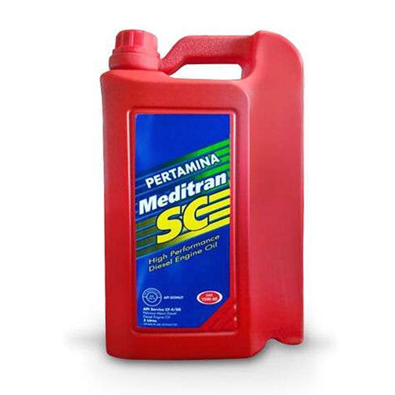 Oli Mesin Mobil Diesel Meditran SC 15W-40 CF-4 10 Liter
