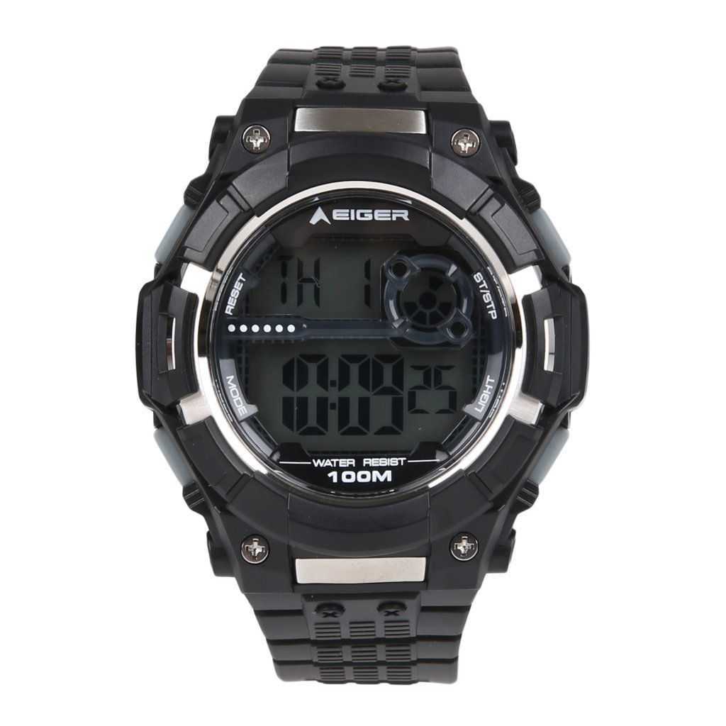Jam Tangan Pria Eiger Iyw0080 Digi YP11524-01 Digital Watch - Black