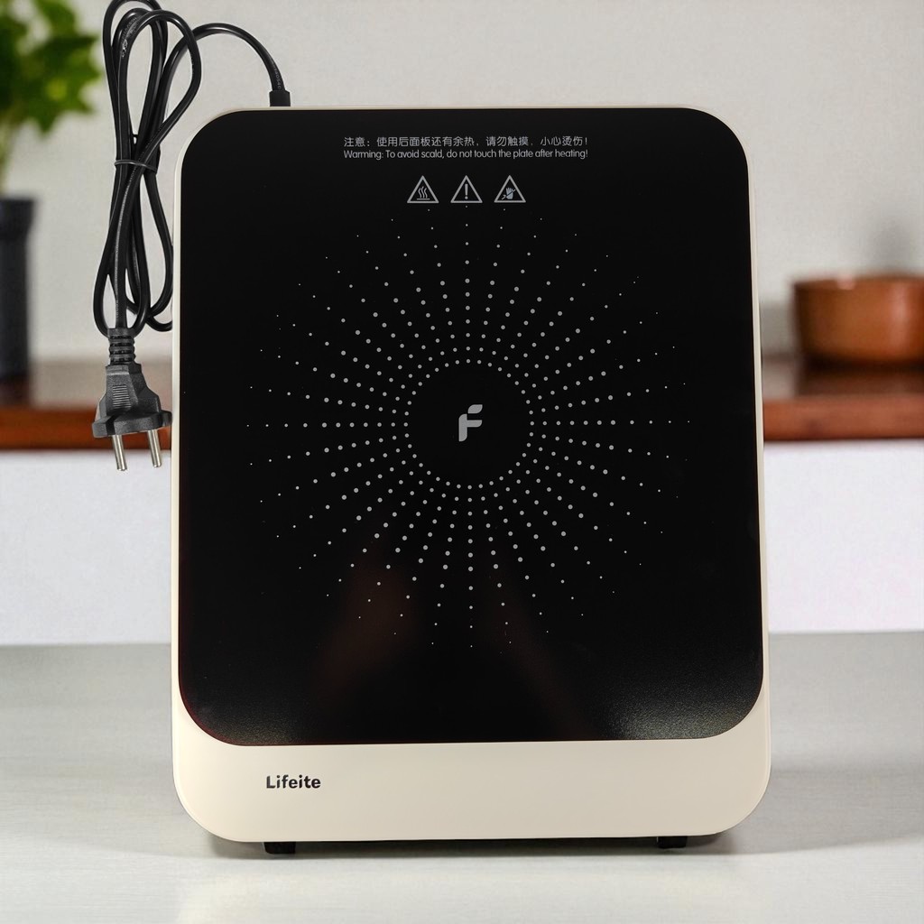 Kompor Listrik Induksi 1 Tungku Model Tipis Esteteik UltraThin Electric Stove 2100W - Lifeite  LFT-0