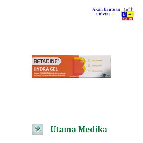 BETADINE HYDRA GEL 20 GRAM TUBE