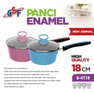 GSF Panci enamel gagang 18cm