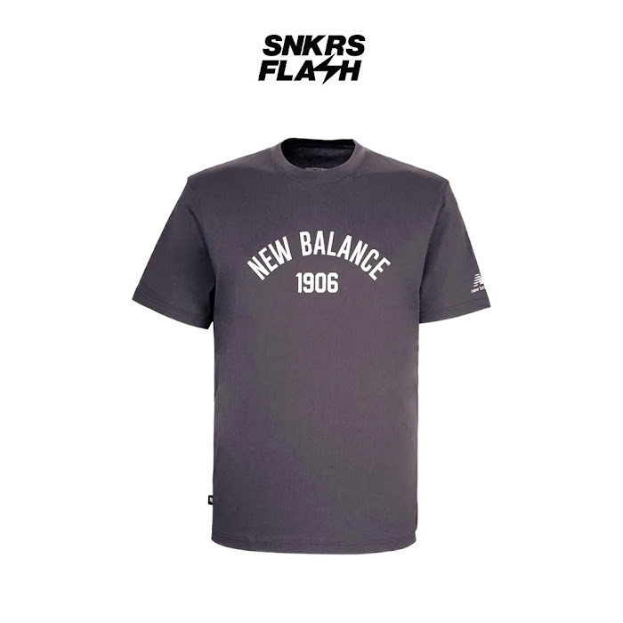 NEW BALANCE Nb Ev Oversized Tee Black Kaos Lengan Pendek Wanita - LWT33554C