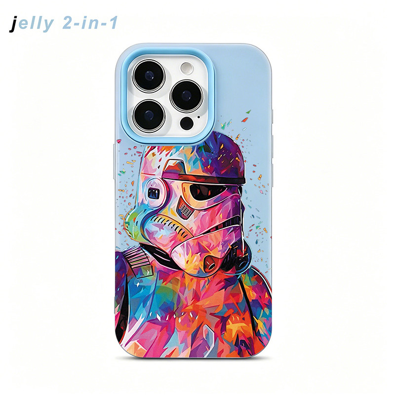 2 In 1 Pelangi Edgy Tentara Case Oppo A6s Reno 15F A6X A6 Pro 14F A3X A5I A5 2025 A5 Pro Case