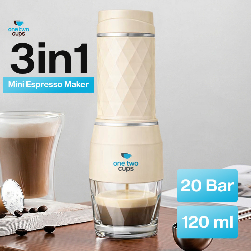 Hand Press Coffee Maker 3in1 20 Bar 120ml for Nespresso - HS-8439