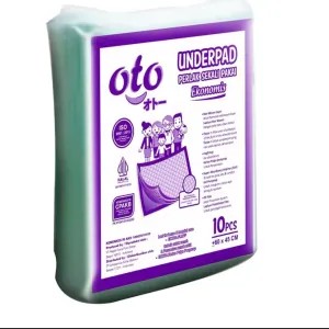 Oto Underpad 45x60 Perlak Skali pakai size M isi 10 pcs 1kg