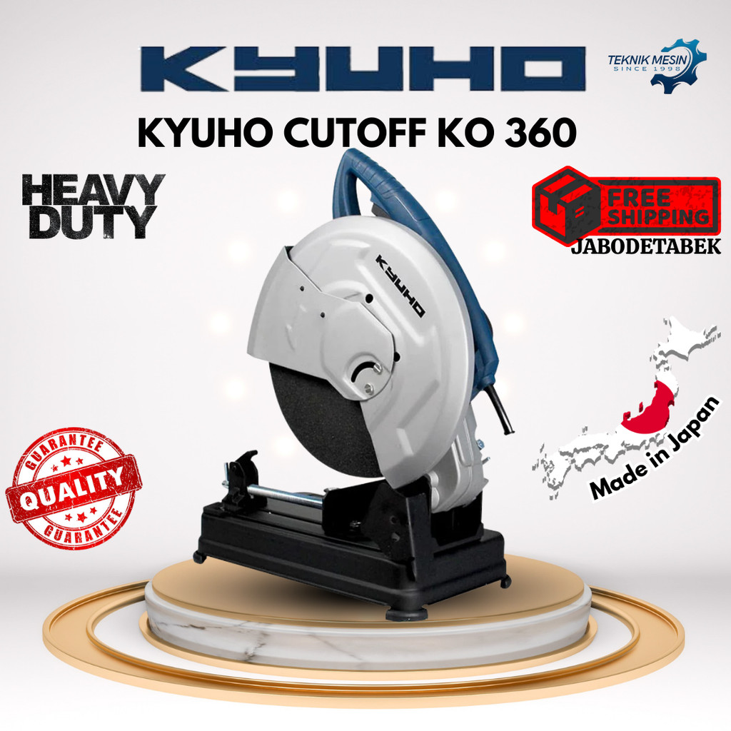 KYUHO  CUTOFF KO 360 / MESIN POTONG BESI KYUHO / MESIN CUTOFF KYUHO / GERGAJI MITRA