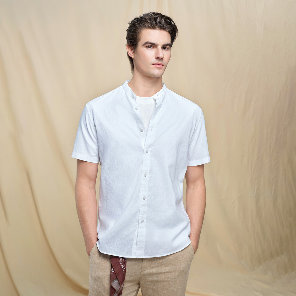 Giordano Men's Linen Shirt 0104621401