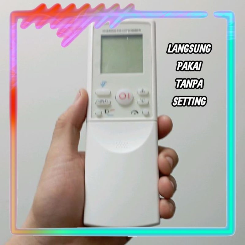 Remot Remote AC ION Plasmacluster Universal Tanpa Setting Sharp CRMC-A669JBEZ CRMC-A569JBEZ CRMC-A81