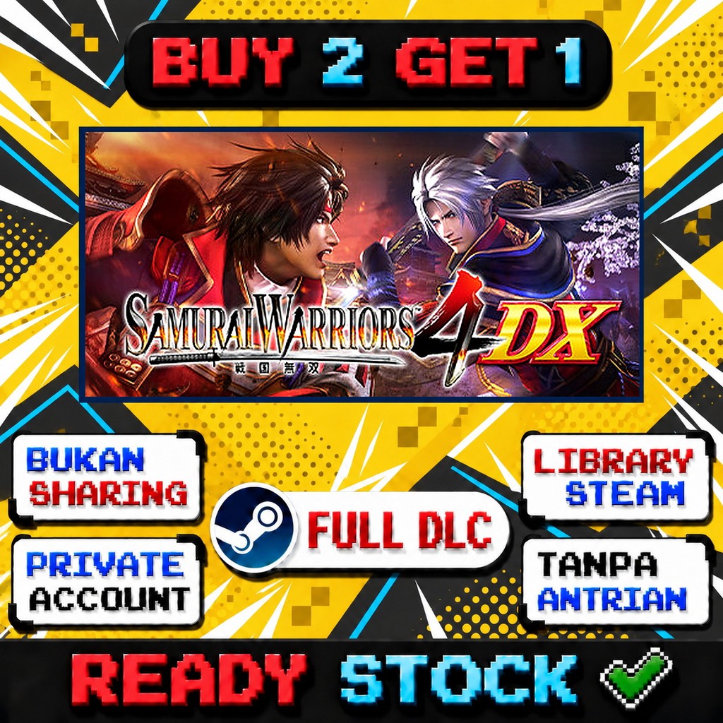 SAMURAI WARRIORS 4 DX Private Steam Promo Beli 2 Gratis 1