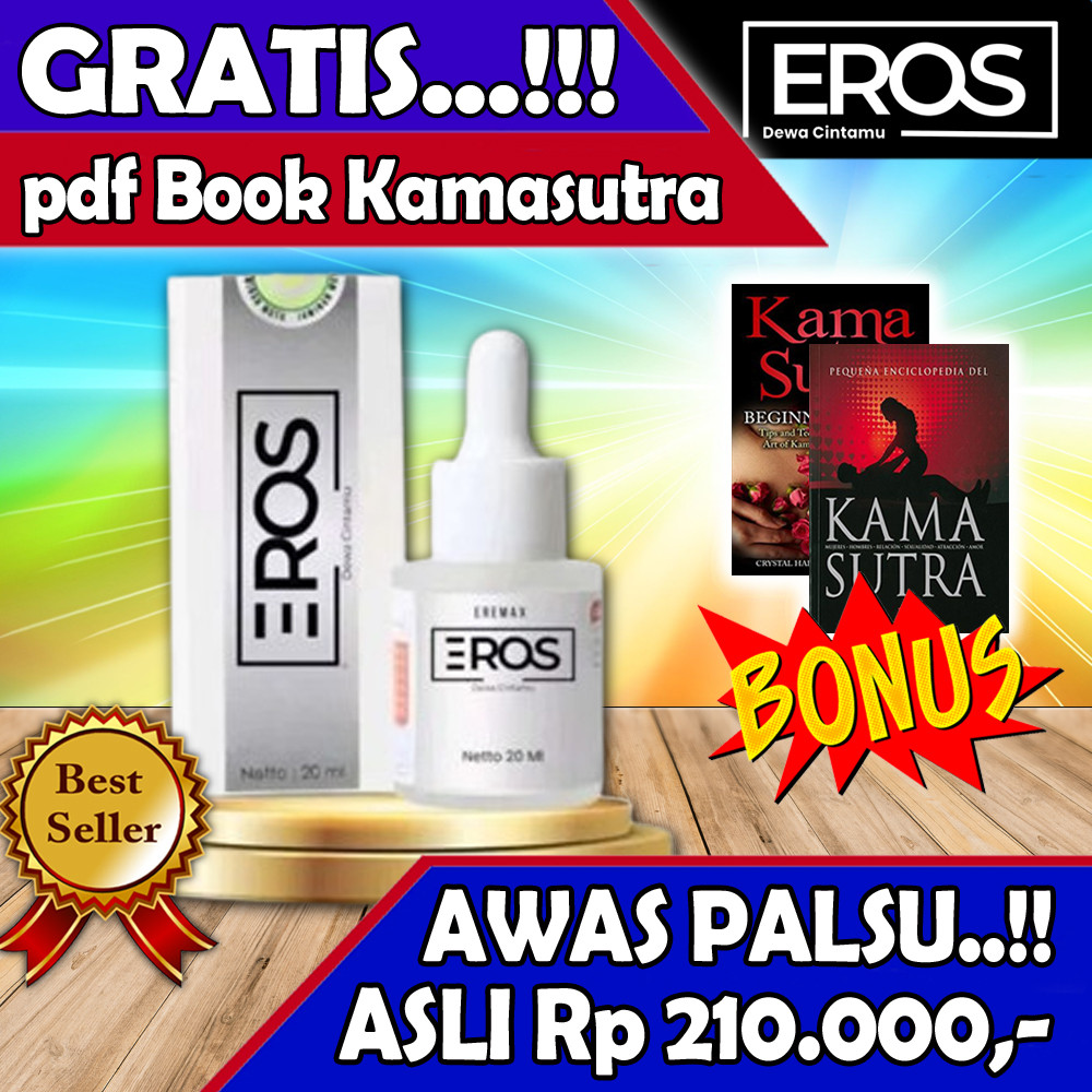 Eros Serum Perkasa Original terbukti Ampuh Dewa Cintamu Tetes Pria Eremax Wangi Parfum Asli