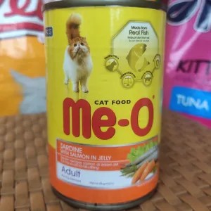 Meo Kaleng Sardine with Salmon in Jelly Adult 400g