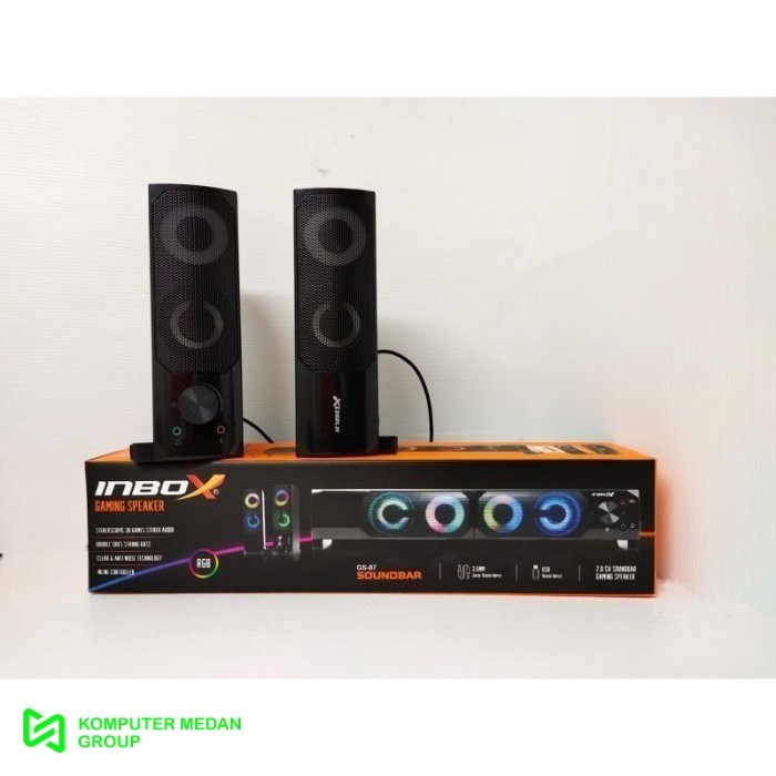 Speaker USB Flashdisk Inbox Gs07 RGB