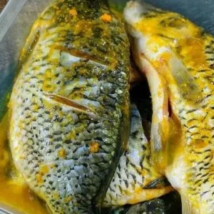 ikan emas Subang bumbu kuning