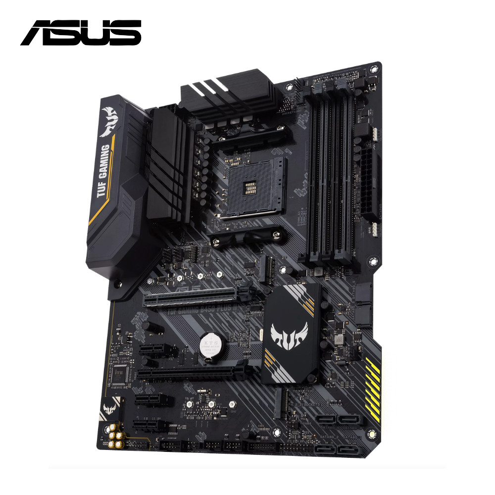 B450 Motherboard ASUS TUF GAMING B450-PLUS II for Ryzen 7 5700x 5700x3d 5800x3d AM4 Motherboard for