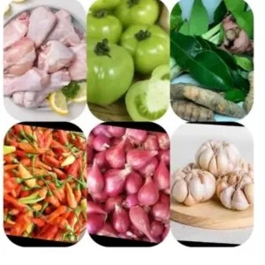 Paket garang asem ayam boiler