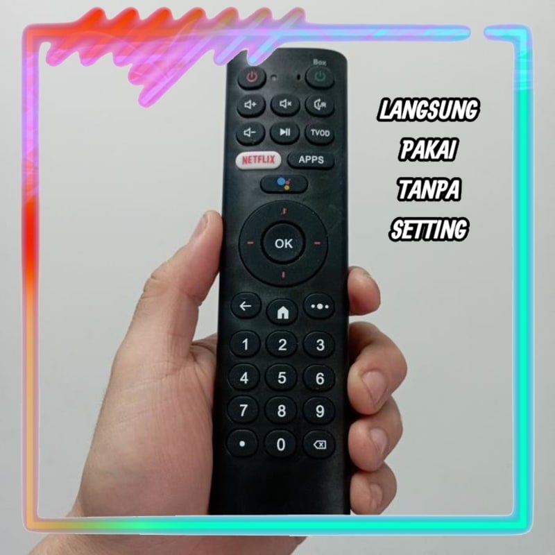 Remot Remote STB ZTE Non Voice Universal Tanpa Setting Indohome B866F B860H V5 B866FV 1.1 C3140 (LAN