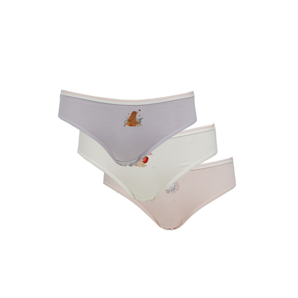 COLORBOX Printed Panty Pack Multicolor