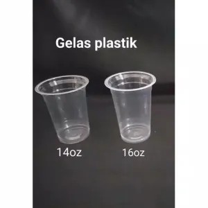 Gelas Plastik Starindo 16 Oz Tutup Cembung