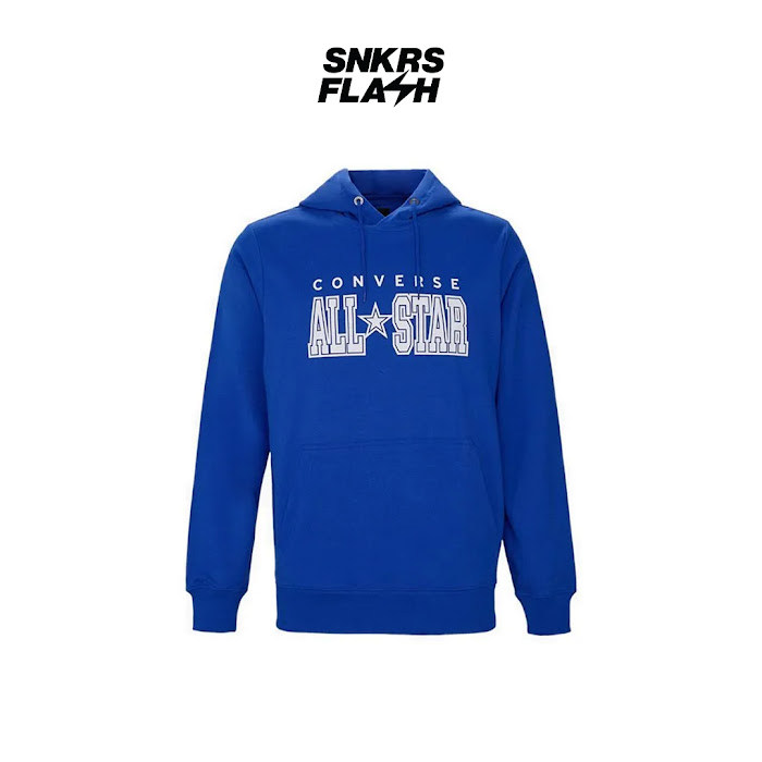 CONVERSE Arch All Star Hoodie Blue Jaket Pria - MJ1125421