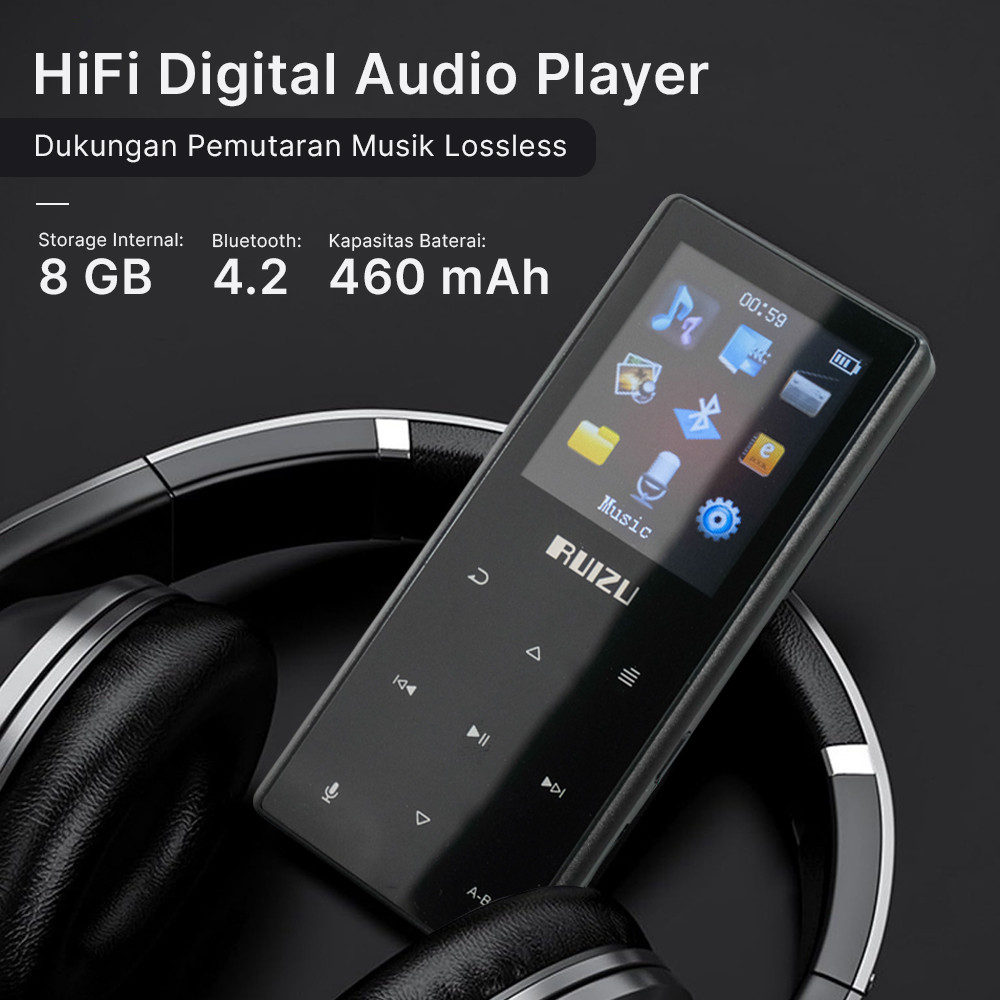 HiFi Digital Audio Player DAP MP3 Player Bluetooth 8GB - D29
