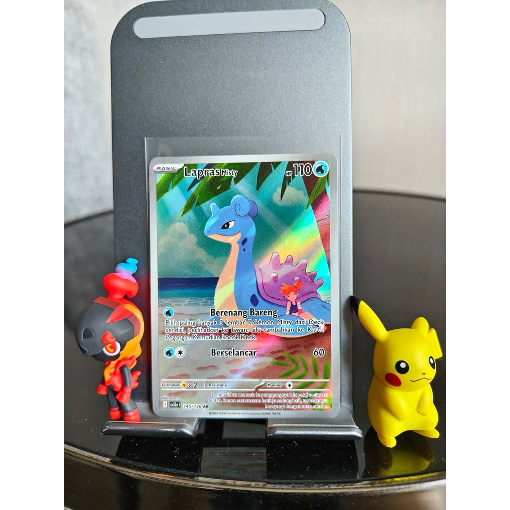 Pokemon Lapras Misty 145/138 - AR Art Rare - ID Indonesia - sv10si Kehadiran Juara