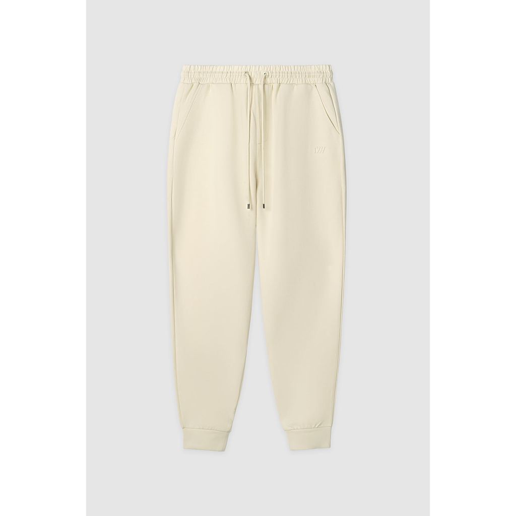 TYGA -  Tyga Icon Embroidery Cotton Sweatpants - Beige