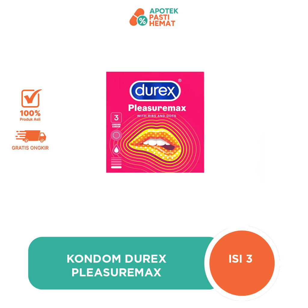 Kondom Durex Pleasuremax Isi 3