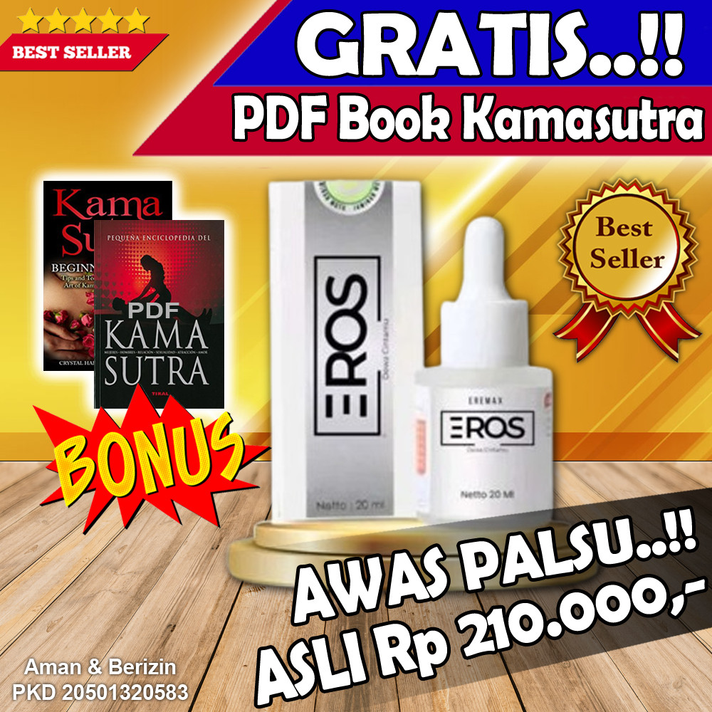 Eros Tetes Pria Perkasa Original Dewa Cintamu Serum Eremax paling Ampuh Asli Wangi Parfum