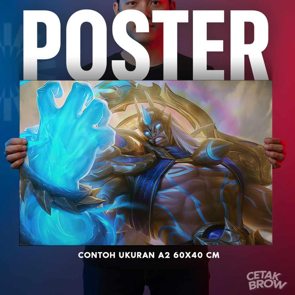 Poster Mobile Legends Fanny Skylark Skin Assassin High Speed Bisa Cetak Custom Dekorasi Dinding Kama