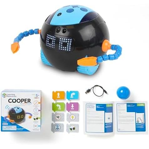 Learning Resources Cooper The STEM Robot - Coding for Kids, Building Toys, Robotics Kids