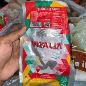 Sosis Sapi Burger Cap Vitalia 280g