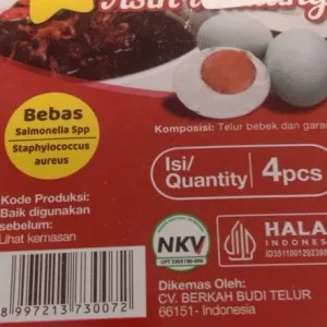 telur asin matang box 4per pack
