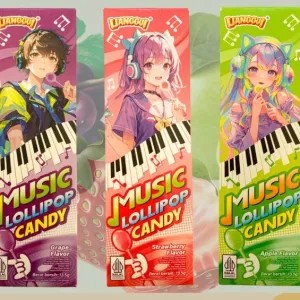 LIANGGUI MUSIC LOLLIPOP CANDY GRAPE 13.5 GR