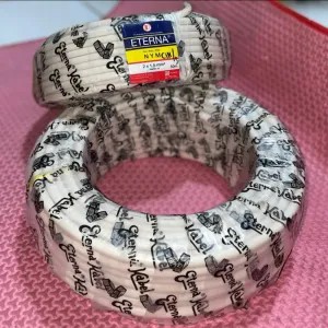 kabel tembaga murni eterna 2x1,5 (1rol)