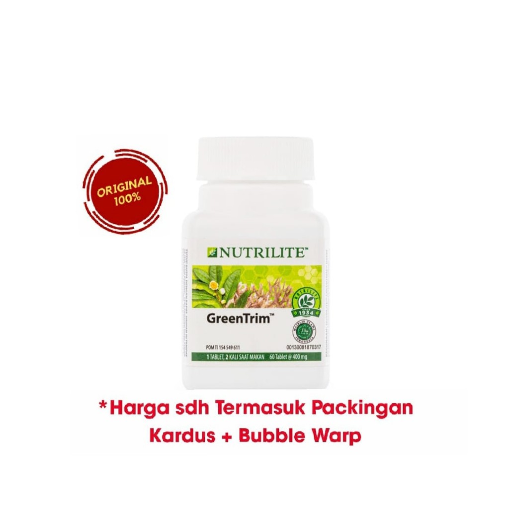 Nutrilite Green Trim menghilangkan lemak perut Amway Original exp 2026 asli 100%(01)