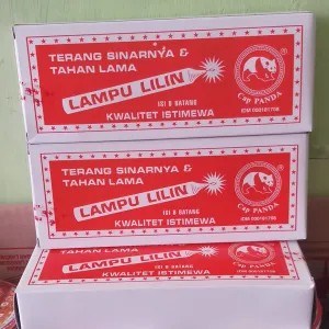 LILIN PUTIH CAP PANDA