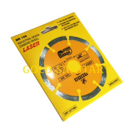 NIKKEN Diamond Wheel Mata Gerinda Potong - Mata Gerindra Granit Keramik TURBO Tipis 4" Inch