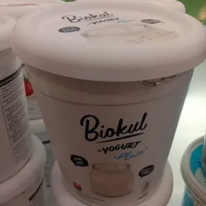 Biokul stirred yoghurt plain 1L
