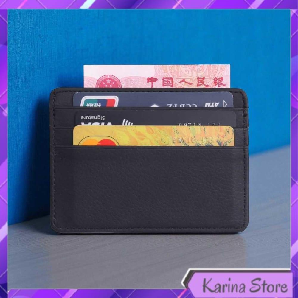 Dompet Mini | Dompet Kartu Bahan Kulit ID Card Holder Slim Design - 1003