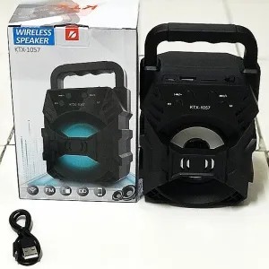 Speaker Bluetooth KTX-1057 Hitam Bass Mantap 426g