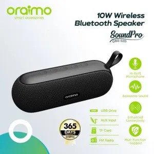 SPEAKER ORAIMO SOUNDPRO PORTABLE TWS WIRELESS BLUETOOTH OBS-52D