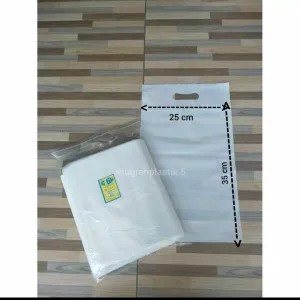 Plastik Klip 25 x 35 + 7 Putih susu 1500g