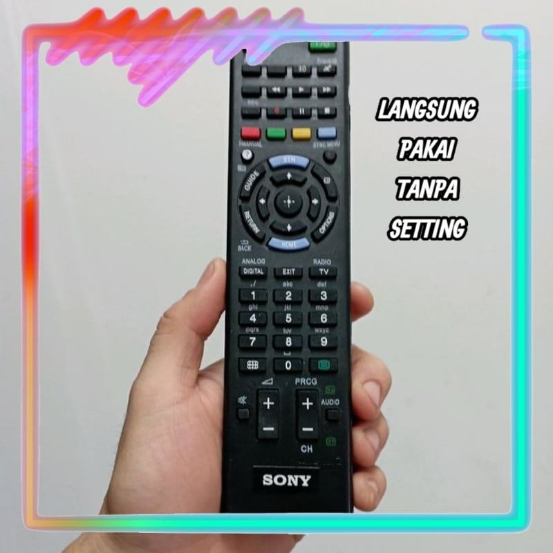 Remot Remote TV Pengganti Tanpa Setting Sony KDL-32W600A KDL-42W650A KDL-50W685A (LANGSUNG PAKAI)