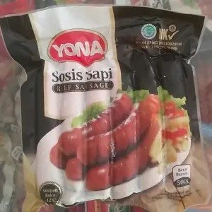Yona Sosis Sapi Bakar Besar 500gr