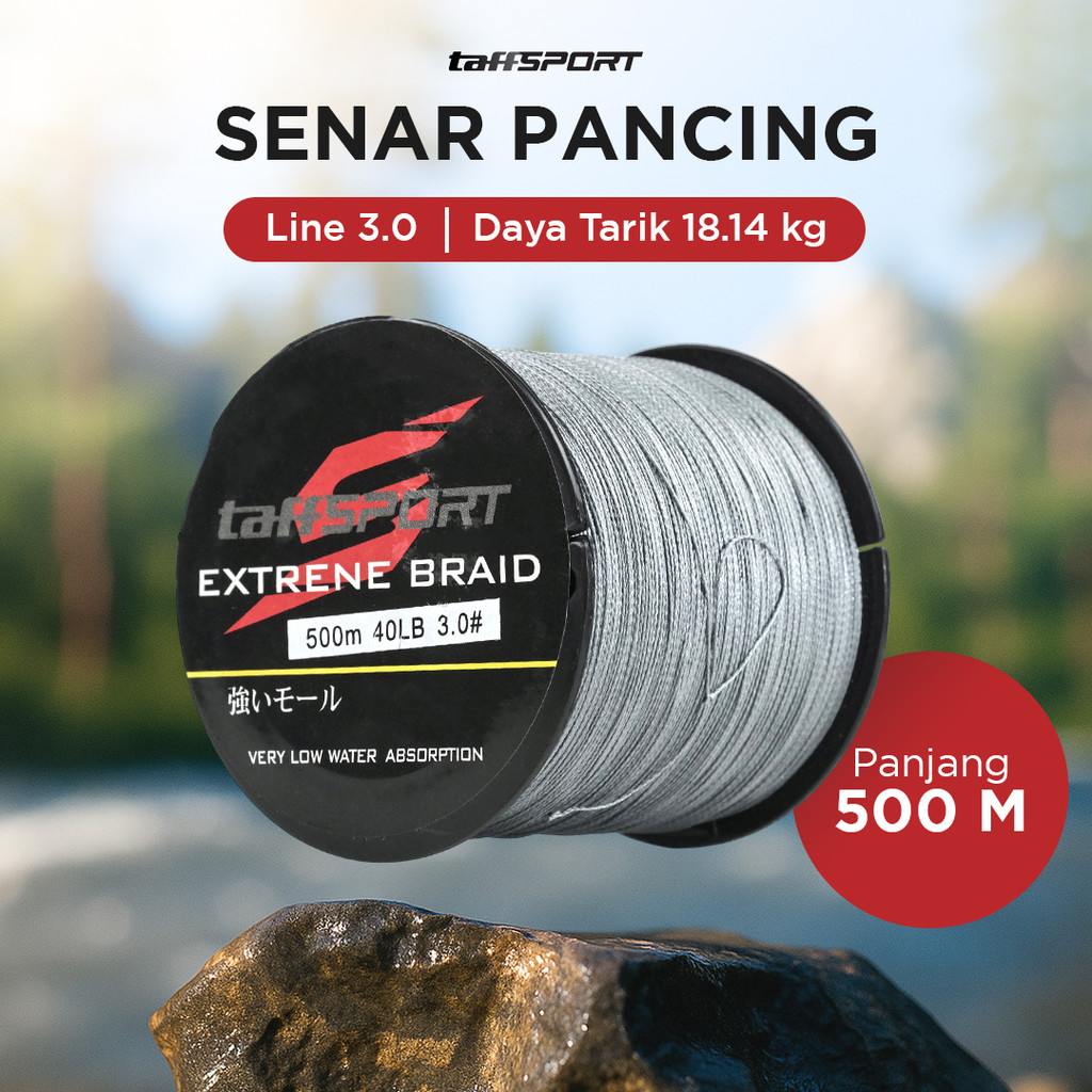 Senar Benang Tali Pancing Extreme Braid Lebih Kuat Dan Elastis