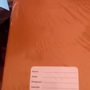 buku tulis sidu(sampul coklat)